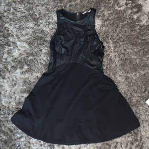 Lush black skater dress from Nordstrom